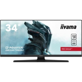 Monitor LED Curbat Iiyama G-MASTER Red Eagle GB3467WQSU-B5, 34inch, 3440x1440, 0.4ms, Black