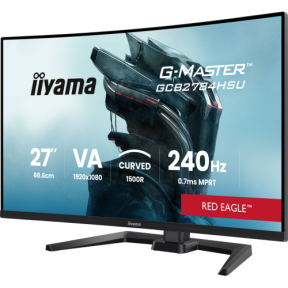 IJGCB2784HSU-B1 Red, VA FHD, 1500R, 240Hz, 2A