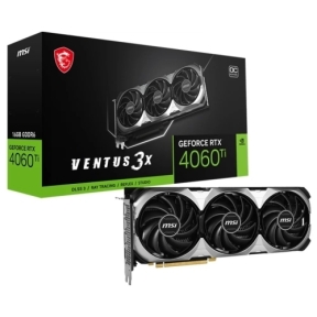 Placa video GeForce RTX™ 4060 Ti VENTUS 3X 16G OC GDDR6 128-bit PCI Express GEFORCE RTX 4060 TI VENTUS 3X 16G OC