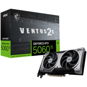 GeForce RTX 5060 Ti 16G VENTUS 2X PLUS, 16 GB, GDDR7, 128 bit, Negru