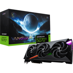 Placa video MSI nVidia GeForce RTX 5070 Ti VANGUARD SOC 16 GB, GDDR7, 256 bit