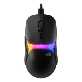 Mouse Gaming Model O3, RGB, 30000 DPI, 54g, 6 butoane, Negru Mat
