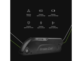 Green Cell Battery 13Ah (468Wh) for Electric Bikes E-Bikes 36V