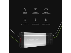 Green Cell Battery 8 Ah (317Wh) for Electric Bikes E-Bikes 36V