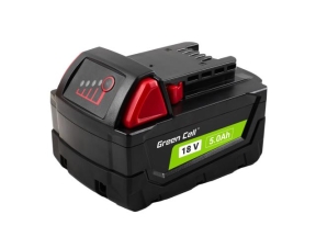 Green Cell Battery for Milwaukee M18 18V 5Ah Replacement Battery M18 B5 4932430483