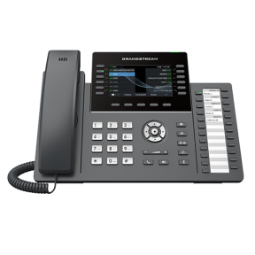 Telefon IP Grandstream GRP2636, 6 conturi SIP, 12 linii, PoE, Black