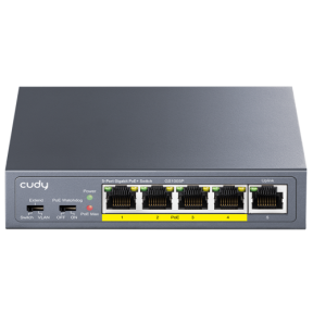 Switch Cudy GS1005P, 4 porturi, PoE