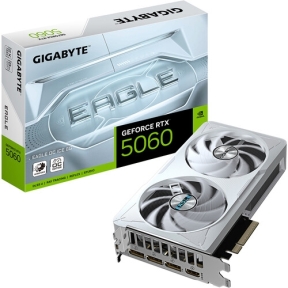 Placa video Gigabyte nVidia GeForce RTX 5060 EAGLE OC ICE 8GB, GDDR7, 128 bit