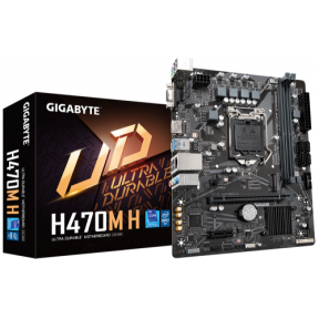 Placa de baza Gigabyte H470M H, Intel H470, Socket 1200, mATX