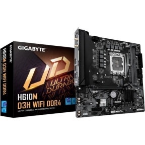 Placa de baza Gigabyte H610M D3H WIFI DDR4, Intel H610, Socket 1700, mATX