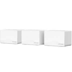 MESH MERCUSYS wireless, Wi-Fi 7 BE3600 Dual-Band, 3600 Mbps, 3 1 Gbps Ports WAN/LAN,2.4 GHz;5 GHz,antena int x 4, standard 802.11be "Halo H25BE(3-pack)" (timbru verde 2 lei)
