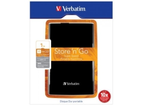 Hard Disk Portabil Verbatim Store 'n' Go 1TB, USB 3.0, 2.5inch ,Black - VER-53023