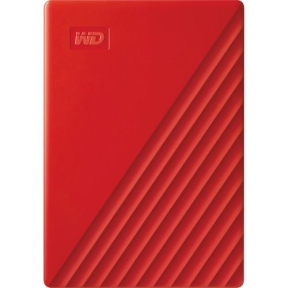 Hard Disk Portabil Western Digital My Passport, 4TB, USB 3.2, 2.5inch, Red