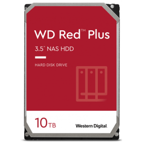Hard Disk Western Digital Red Plus NAS 10TB, SATA3, 256MB, 3.5inch, Bulk