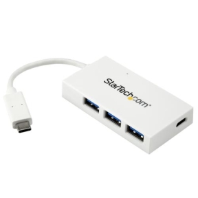 Hub USB Startech HB30C3A1CFBW, 4x USB, White