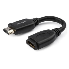 Cablu Startech HD2MF6INL, HDMI female - HDMI male, 1.52m, Black