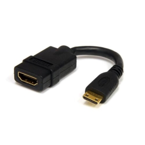 Adaptor Startech HDACFM5IN, HDMI - HDMI, 0.12m, Black