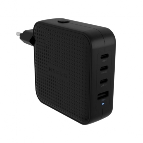 Incarcator retea Targus HJ1002BKWWGL, 1x USB-A, 3x USB-C, Black