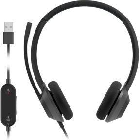 Casca cu microfon Cisco Headset 322 Micrososft Teams, USB-A, Carbon Black
