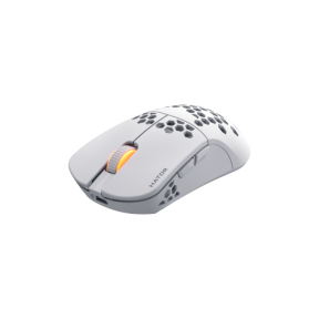 Mouse Optic Hator Stellar Pro, USB Wireless/Bluetooth/USB, White