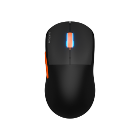 Mouse Optic Hator Quasar 2 Pro, USB/USB Wireless/Bluetooth, Black-Orange