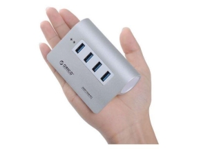 Hub USB Orico M3H4, 4x USB 3.2 gen 1, White