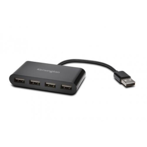 Hub USB Kensington K39120EU, 4x USB 2.0, Black