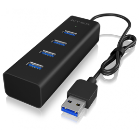 Hub USB Raidsonic IcyBox, 4x USB 3.2 gen 1, Black