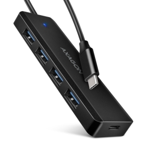 Hub USB Axagon HUE-C1C, 4x USB, Black