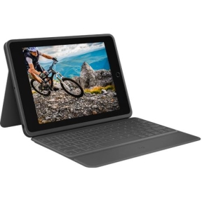 Husa/Stand Logitech Rugged Folio pentru IPad ( 7gen ) de 10.2inch, Layout Italia, Black