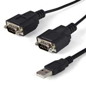 Cablu Startech ICUSB2322F, USB-A - DB-9, 2.1m, Black