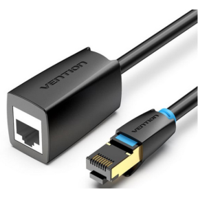Cablu Vention IKHBK, RJ45 male - RJ45 female, 8 m, Black