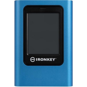 SSD portabil Kingston IronKey Vault Privacy 80 480GB, USB 3.0 Tip C, Blue