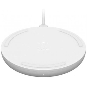 Incarcator Wireless Belkin Boost Charge, QC 3.0, 1x microUSB, 10W, White