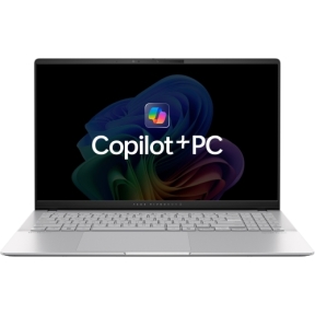 Laptop ASUS Vivobook S 15 OLED K5507QA-MA048W, Snapdragon X Plus X1P-42-100, 15.6inch, RAM 16GB, SSD 1TB, Qualcomm Adreno, Windows 11, Cool Silver