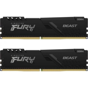 Kit Memorie Kingston FURY Beast 32GB, DDR4-2666Mhz, CL16, Dual Channel
