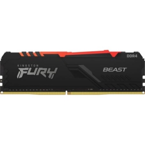 Memorie Kingston FURY Beast RGB 8GB, DDR4-3600MHz, CL17