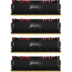 Kit memorie Kingston FURY Renegade RGB 128GB, DDR4-3600MHz, CL18, Quad Channel