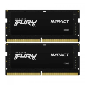 Kit Memorie SO-DIMM Kingston Fury Impact 64GB, DDR5-4800Mhz, CL38, Dual Channel