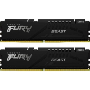 Kit memorie Kingston Fury Beast Black 32GB, DDR5-5600MHz, CL40, Dual Channel