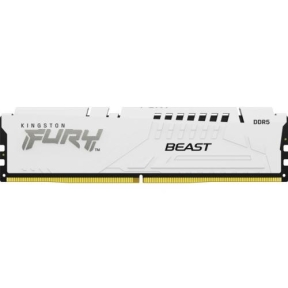Memorie Kingston Fury Beast White Intel XMP 3.0, 16GB, DDR5-5600MHz, CL40