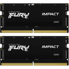 Kit Memorie SO-DIMM Kingston Fury Impact, 32GB, DDR5-6400MHz, CL38