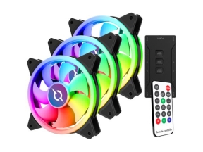 Kit Ventilatoare AQIRYS Aries, 120mm RGB, 120mm, 3bucati