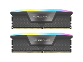 Kit Memorie Corsair Vengeance RGB Black Intel XMP 3.0, 96GB, DDR5-6000MHz, CL30, Dual Channel