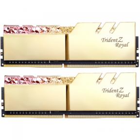 Kit Memorie G.Skill Trident Z Royal RGB Gold 16GB, DDR4-3600MHz, CL17, Dual Channel