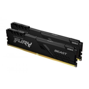 Kit memorie Kingston FURY Beast Black 32GB, DDR4-2666MHz, CL16, Dual Channel