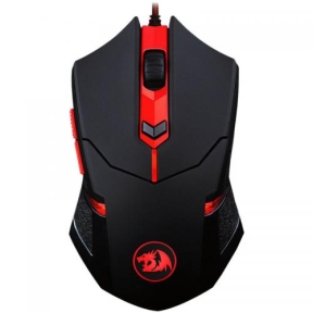 Kit Redragon M601-BA - Mouse Optic Centrophorus M601, USB, Black-Red + Mouse Pad, Black-Red