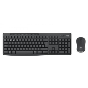 Kit Wireless Logitech MK370 Combo for Business - Tastatura, USB Wireless/Bluetooth, Layout US, Graphite + Mouse Optic, USB Wireless/Bluetooth, Graphite