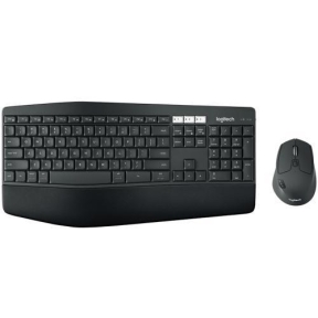 Kit Wireless Logitech MK850 - Tastatura, Bluetooth, Layout UK, Black + Mouse Optic, Bluetooth, Black