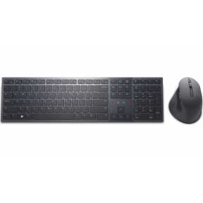 Kit Wireless Tastatura Dell Premier Collaboration KM900, USB Wireless/Bluetooth, Layout UK, Graphite + Mouse Optic, USB Wireless/Bluetooth, Graphite